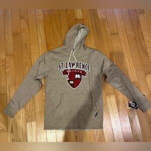 St.Lawrence University - Hooded Sweatshirt - Medium - Heathered Latte - NWT